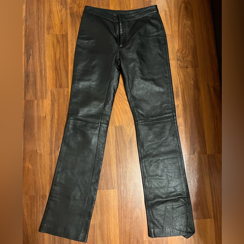 Nicole Miller Leather Pants